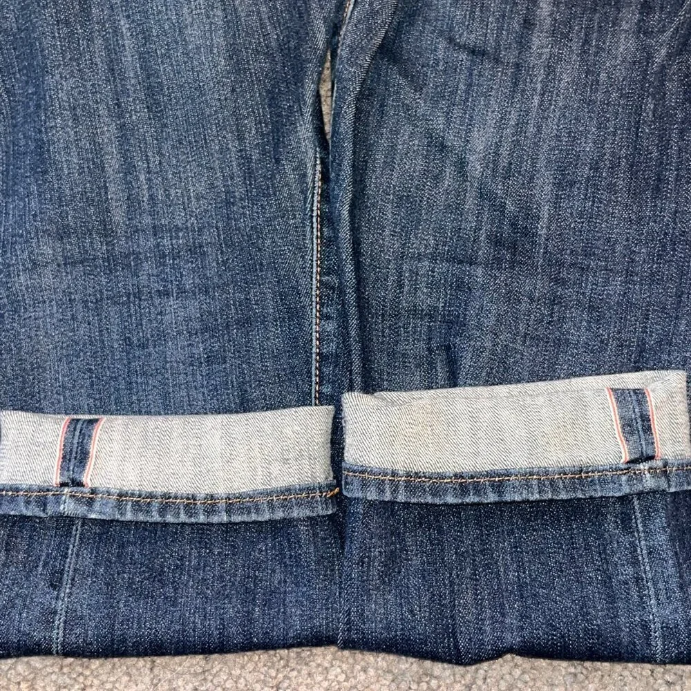 LEVI'S SELVEDGE 31 BOYFRIEND SKINNY FIT BLUE JEANS  - EUC